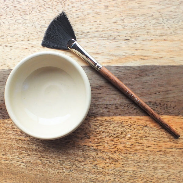 Laurel Skin Mask Brush and Bowl